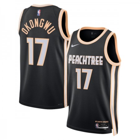 Camiseta Hombre Atlanta Hawks Onyeka Okongwu 2025-26 Nike City Edition Negro Swingman Camiseta Hombre Atlanta Hawks Onyeka Okongwu 2025-26 Nike City Edition Negro Swingman